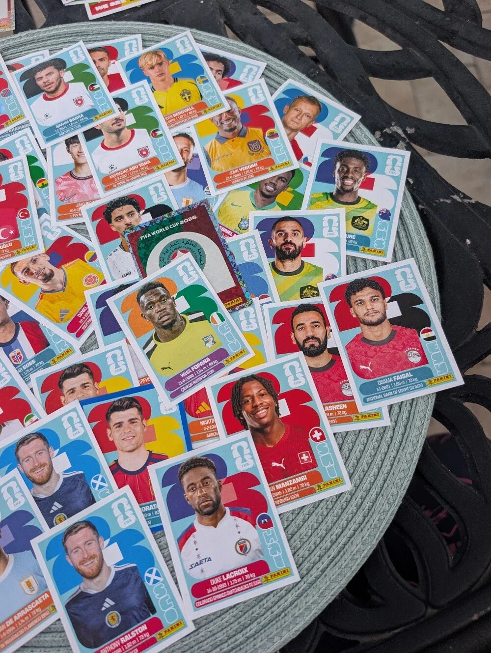 Panini FIFA World Cup 2026 Player Sticker Lot - Multi 50ish Players Cards - Picture 4 of 5